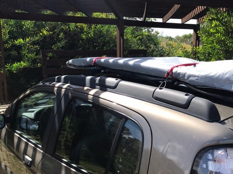 Ignacio Parodi Barras para Fiat Uno con ventosas StickyRack.uy